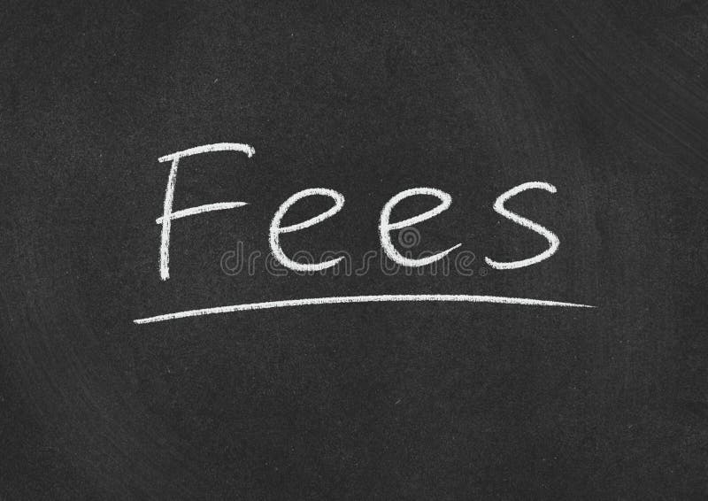 Word FEES Composed Of Wooden Letters Stock Image Image of agreement