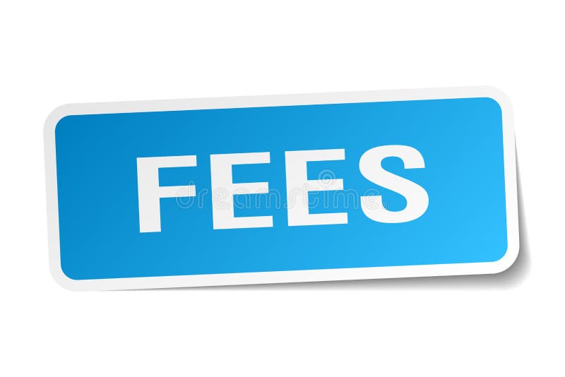 Fees stock vector. Illustration of banner, isolated 124336828