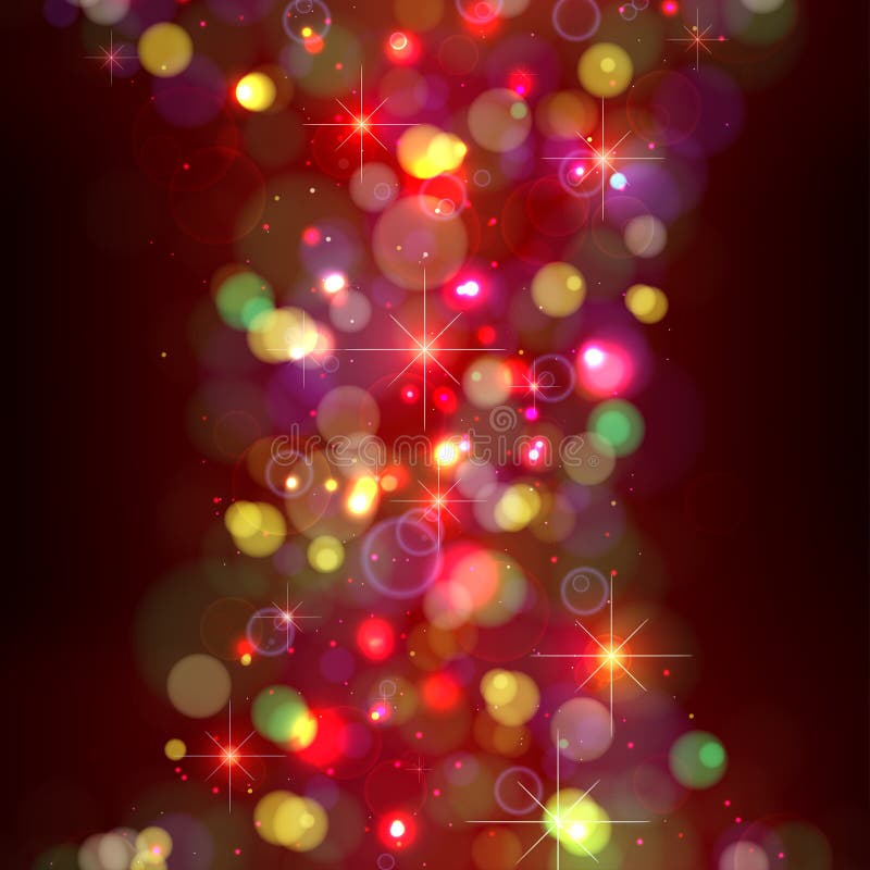 Festive Christmas background with lights. Flickering multi-colored lights on dark background. Festive Christmas background with lights. Flickering multi-colored lights on dark background.