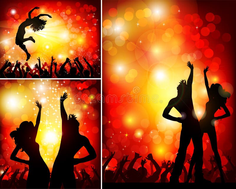 Man and woman on the festive party in the nightclub. Man and woman on the festive party in the nightclub