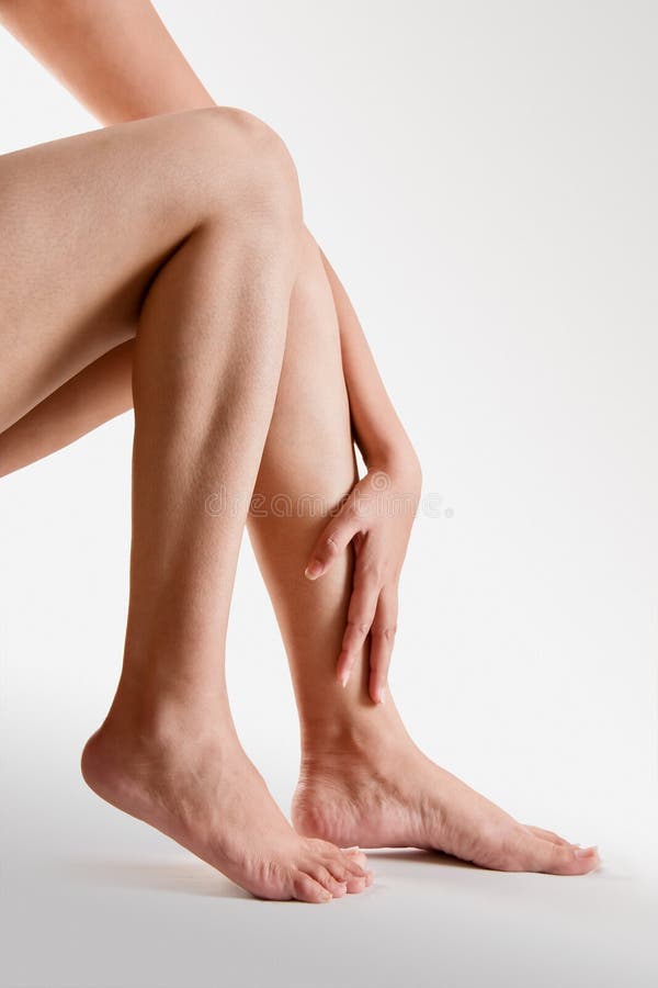 Feet and hand royalty free stock images