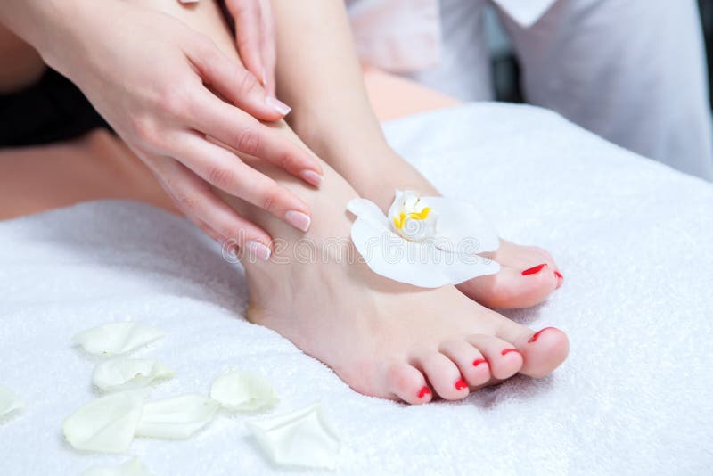 Massage For Feet Stock Image Image Of Therapy Patients 10247069