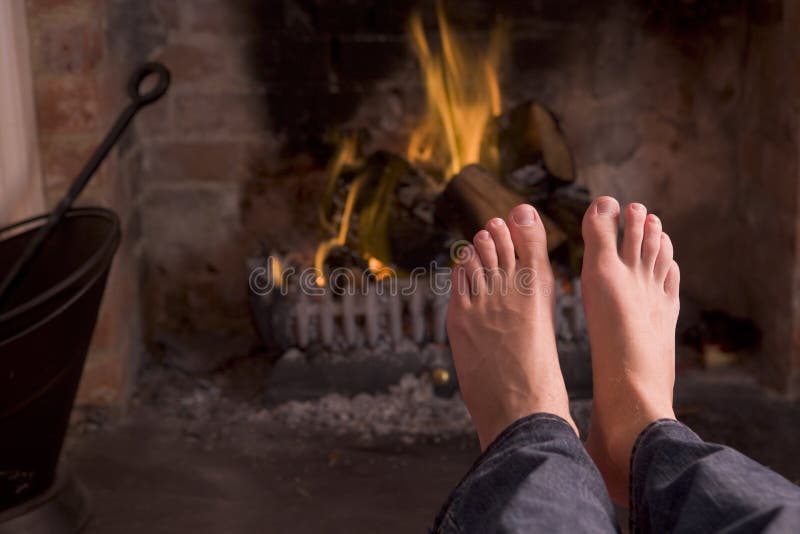 665 Feet Warming Fireplace Stock Photos Free & RoyaltyFree Stock