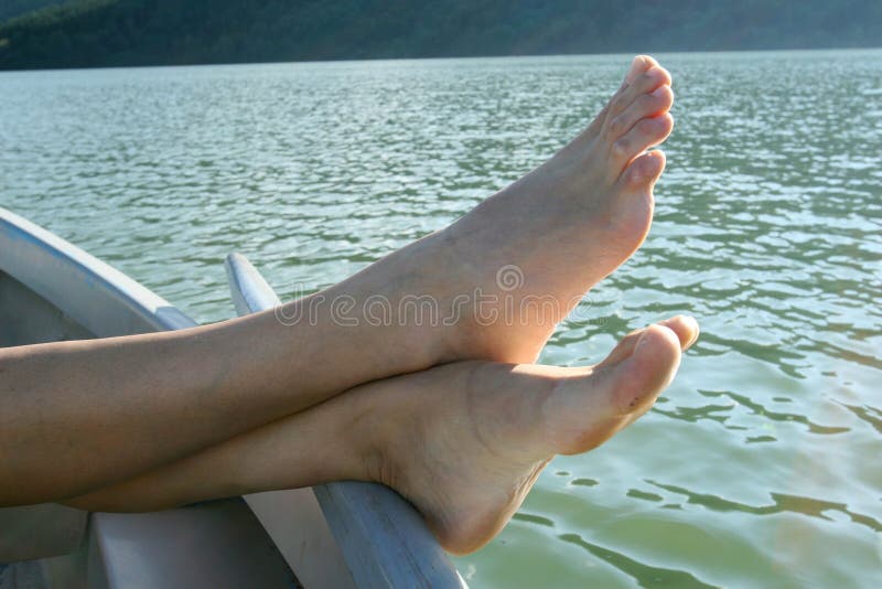 Feet by water