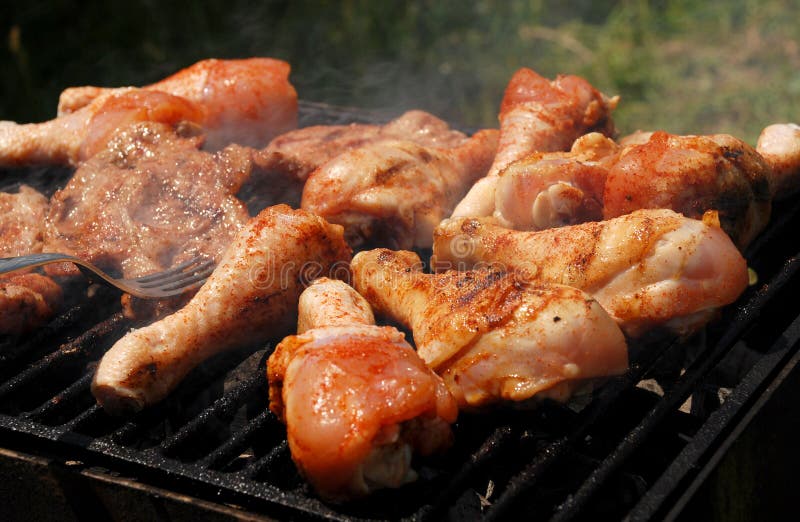 Download Feg meatpork för grillfest fotografering för bildbyråer. Bild av halstrar - 19784359