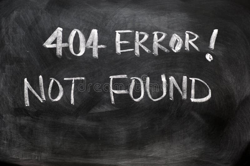Fehler 404 von nicht gefunden