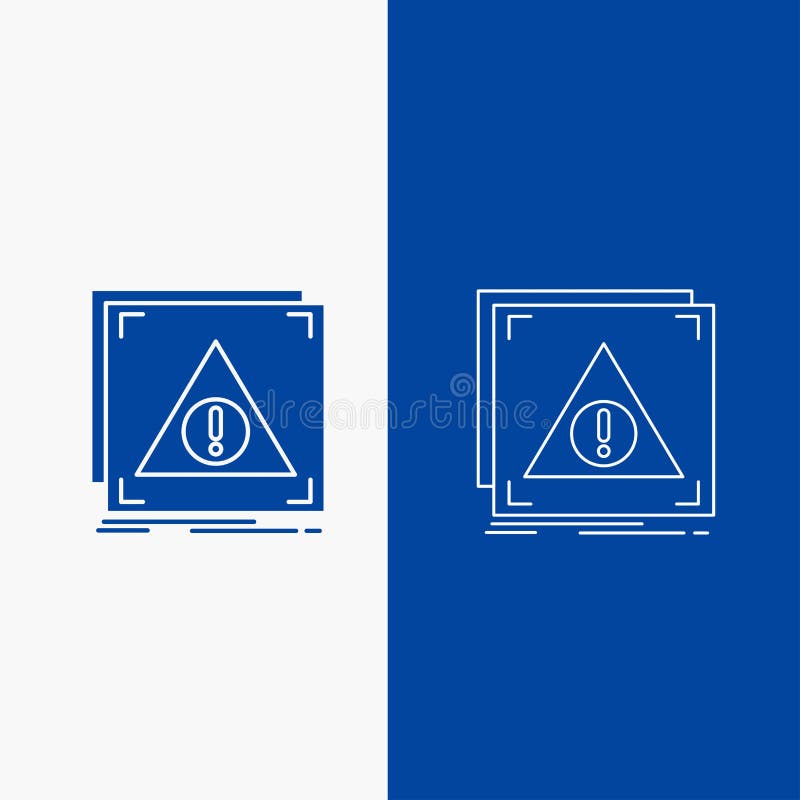 Fehler, Anwendung, verweigert, Server, wachsames Linien- und Glyphnetz Knopf in der blaue Farbevertikalen Fahne für UI und UX, We lizenzfreie abbildung Fehler, Anwendung, verweigert, Server, wachsames Linien- und Glyphnetz Knopf in der blaue Farbevertikalen Fahne für UI und UX, We lizenzfreie abbildung