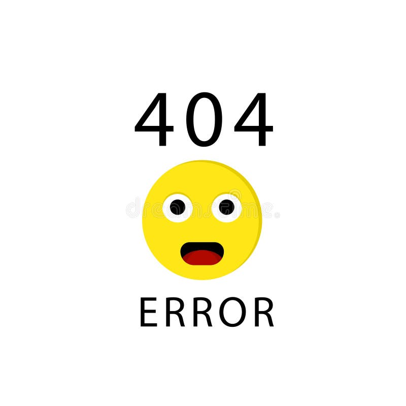 Fehler mit 404 Verbindungen mit Gesicht Emoticon oder emoji Tut mir leid paginieren Sie nicht gefunden Auch im corel abgehobenen vektor abbildung Fehler mit 404 Verbindungen mit Gesicht Emoticon oder emoji Tut mir leid paginieren Sie nicht gefunden Auch im corel abgehobenen vektor abbildung