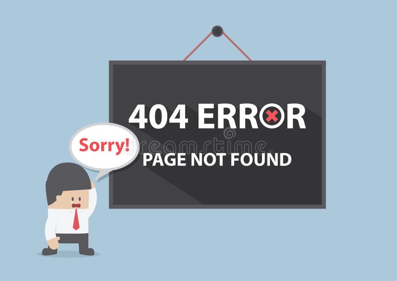 Fehler 404, paginieren nicht gefunden stock abbildung Fehler 404, paginieren nicht gefunden stock abbildung