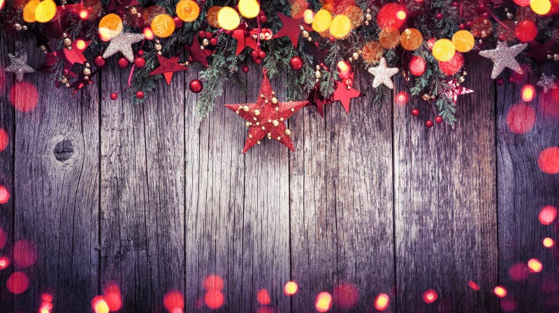Feiertags-Dekorations-Weihnachtsstern mit farbigen Lichteffekten