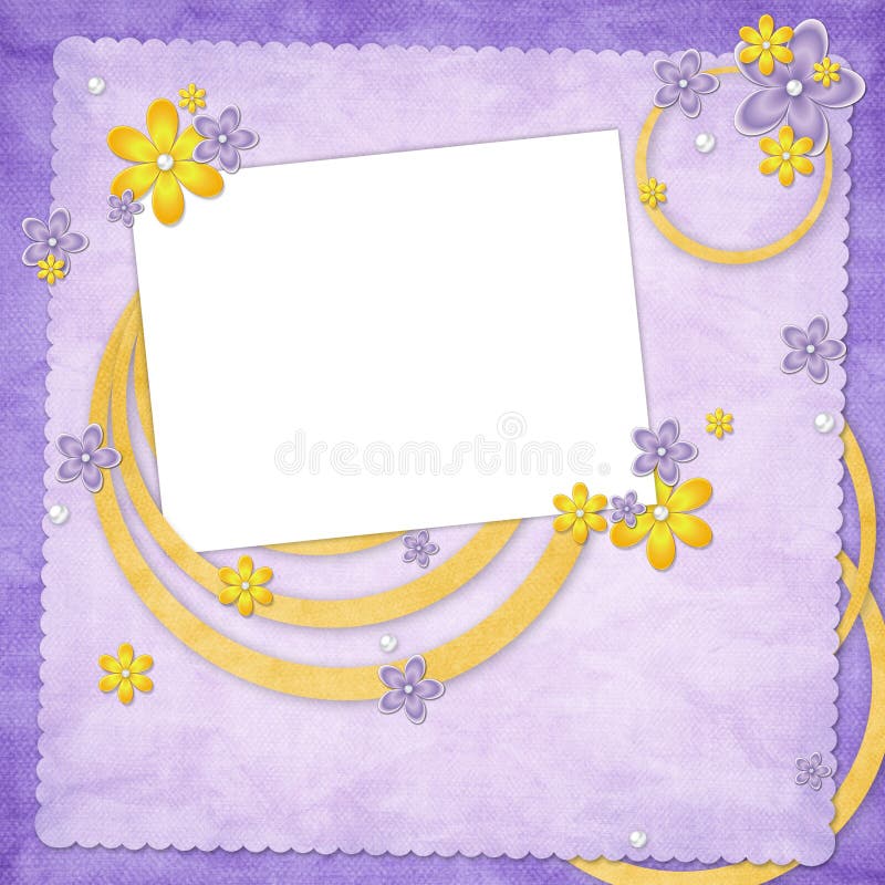 Feiertagskarte von den Blumen und von der Perle lizenzfreie abbildung Feiertagskarte von den Blumen und von der Perle lizenzfreie abbildung