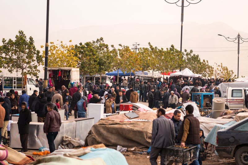 Feira da Ladra no Iraque fotos de stock