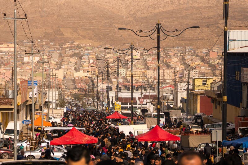 Feira da ladra em Iraque fotos de stock