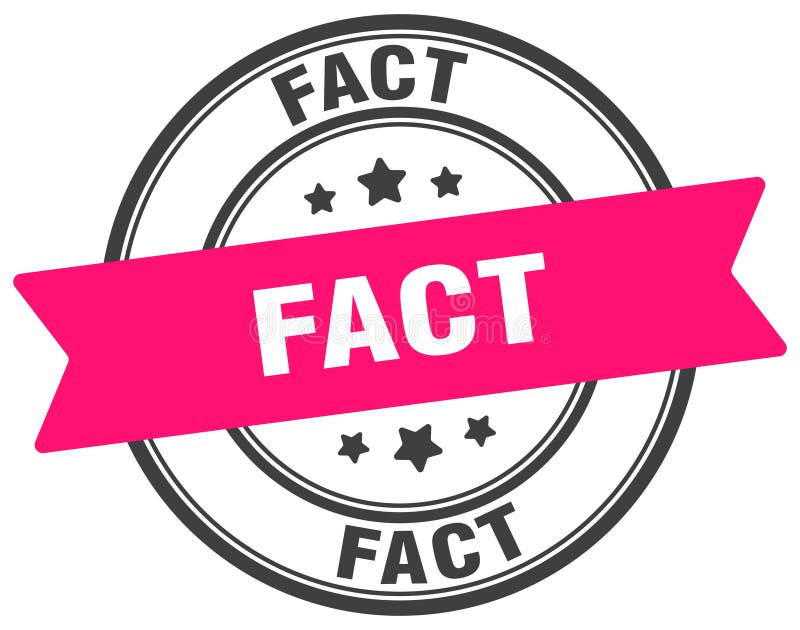 fact stamp. fact round sign. label on transparent background. fact stamp. fact round sign. label on transparent background