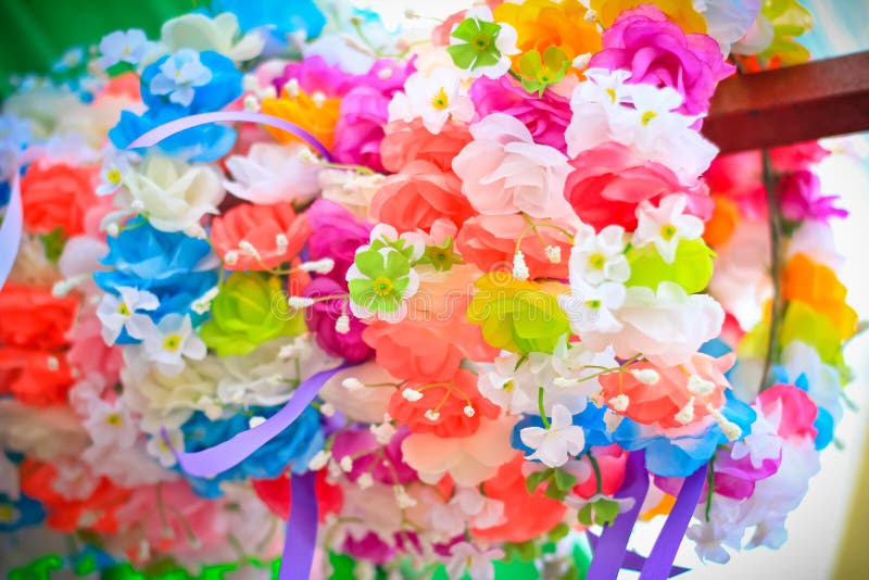 Fejka blommor royaltyfri fotografi Fejka blommor royaltyfri fotografi