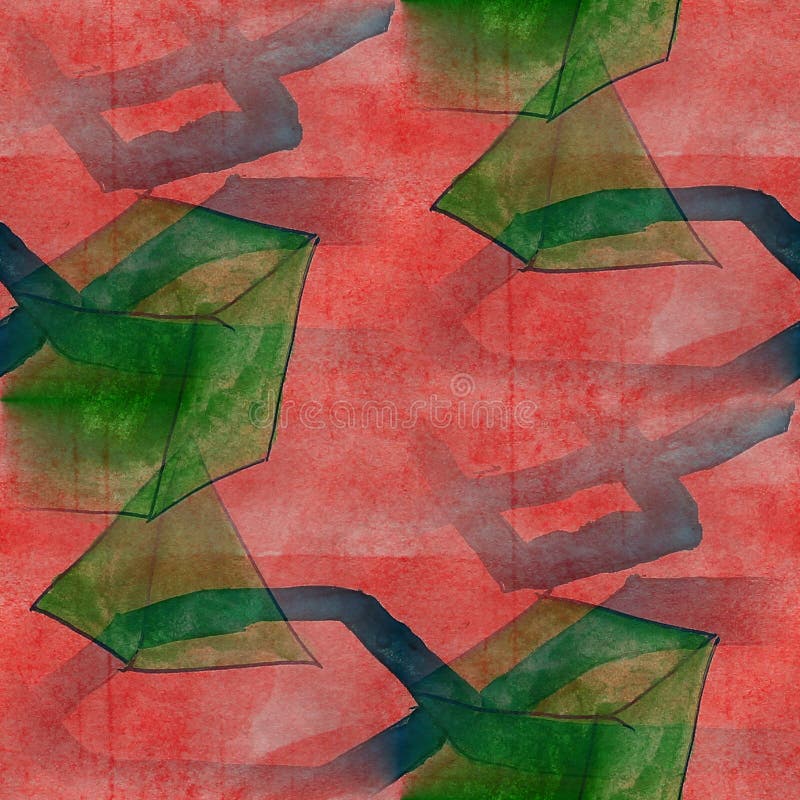 Feld das rote Bild, grüne, dunkelblaue Palette stock abbildung Feld das rote Bild, grüne, dunkelblaue Palette stock abbildung