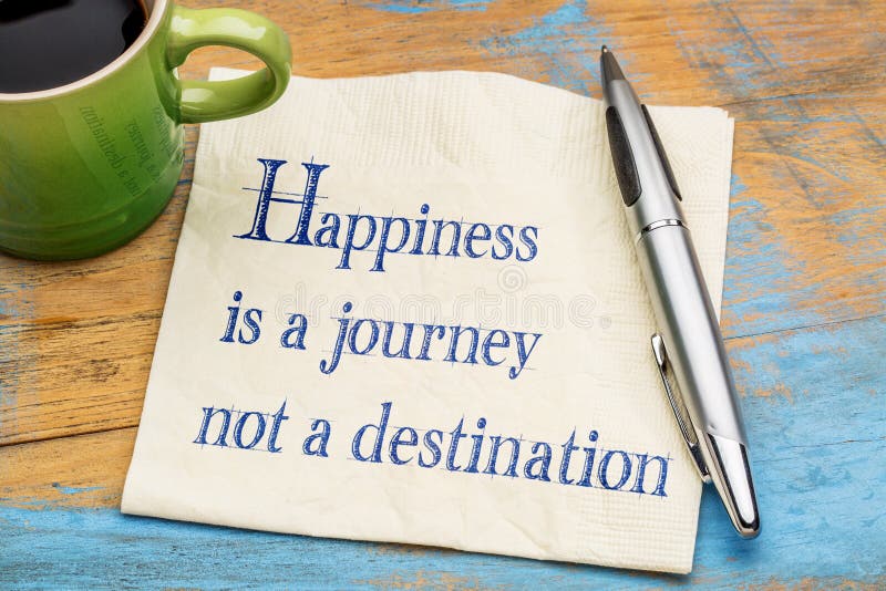 A felicidade é viagem, não destino