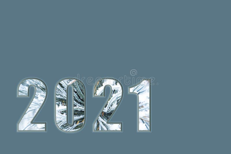 Feliz Ano Nuevo 21 Numeros Blancos Para 21 Con La Textura De Ramas De Abeto Sobre Un Fondo Gris Aislado Nuevos Anos Stock De Ilustracion Ilustracion De Calendario Viene