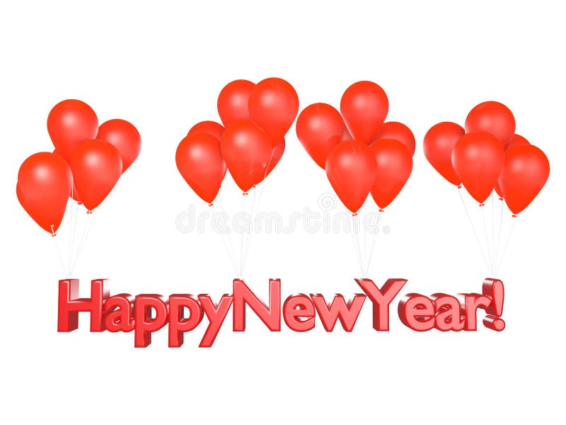 Feliz Año Nuevo stock de ilustración Feliz Año Nuevo stock de ilustración