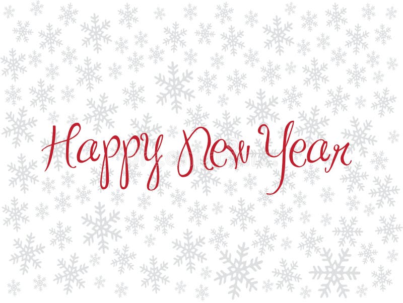 Feliz Año Nuevo stock de ilustración