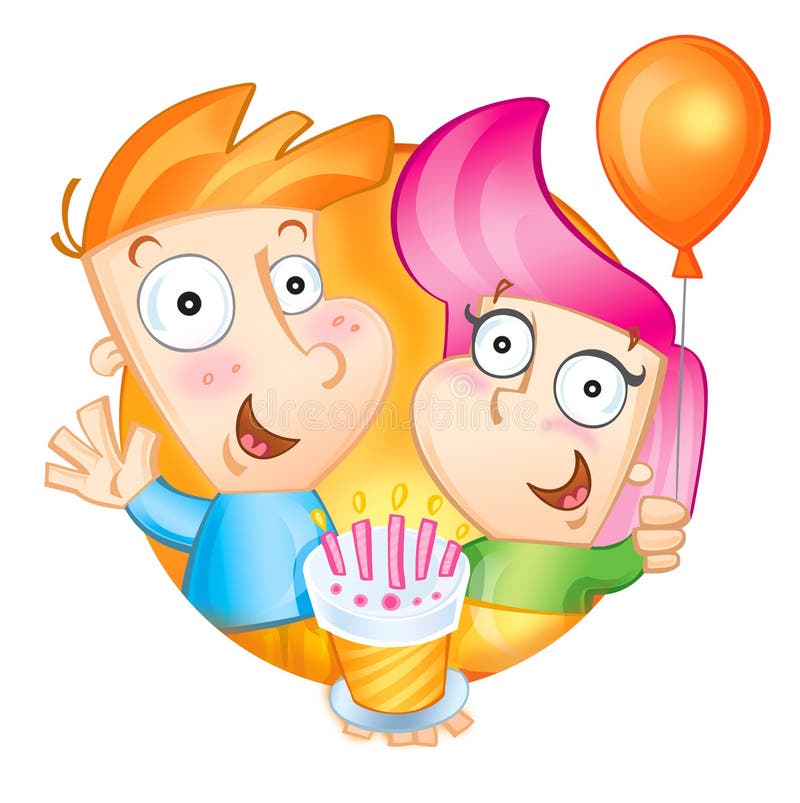 Feliz cumpleaños ilustración del vector Feliz cumpleaños ilustración del vector