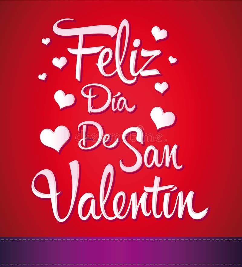 Feliz Dia De San Valentin Ilustración Del Vector Ilustración De