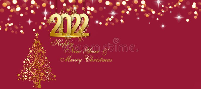 Feliz Natal E Feliz Novo Ano 2022 Cartão De Boas-vindas Sobre