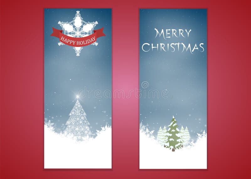 Feliz Natal, grupo vertical do fundo do projeto da bandeira, ilustração do vetor ilustração royalty free Feliz Natal, grupo vertical do fundo do projeto da bandeira, ilustração do vetor ilustração royalty free