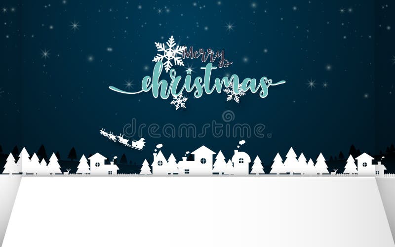 Feliz Navidad Arte del papel y del arte ilustración del vector Feliz Navidad Arte del papel y del arte ilustración del vector