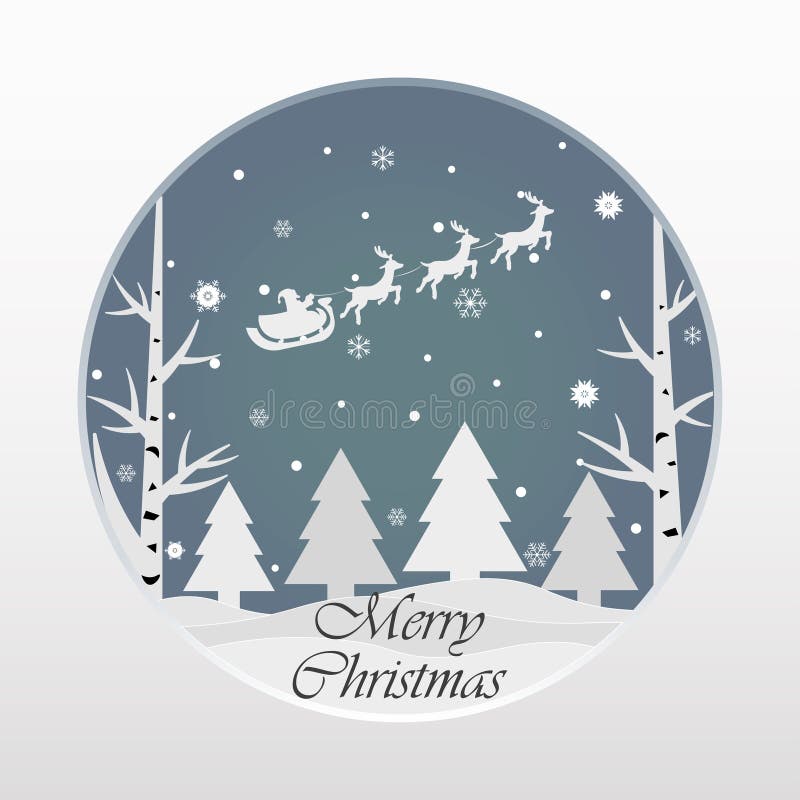 Feliz Navidad y Feliz Año Nuevo Ilustración del vector ilustración del vector