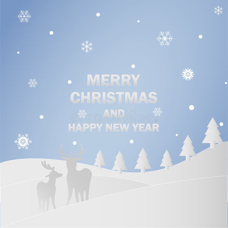 Feliz Navidad y Feliz Año Nuevo Ilustración del vector ilustración del vector