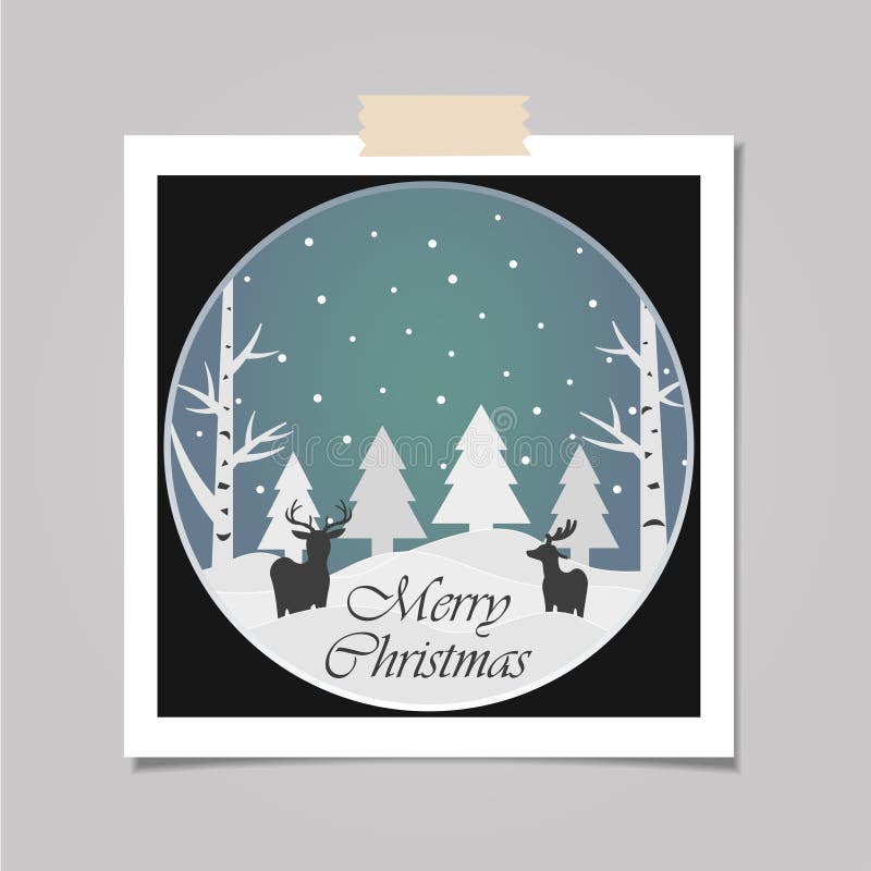 Feliz Navidad y Feliz Año Nuevo Ilustración del vector ilustración del vector