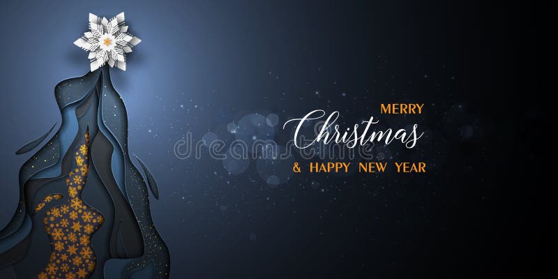 Feliz Navidad y negro 2019 del vector de la Feliz Año Nuevo y diseño del oro stock de ilustración Feliz Navidad y negro 2019 del vector de la Feliz Año Nuevo y diseño del oro stock de ilustración