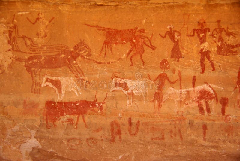 Felsenstich, Libyen stockfotografie Felsenstich, Libyen stockfotografie