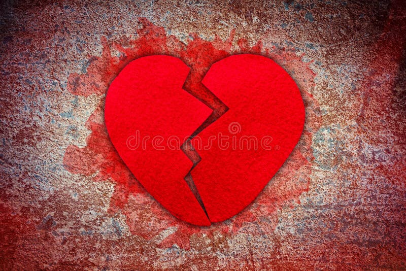 Feeling broken heart