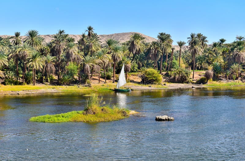 Felucca sur Nile River en Egypte photo stock Felucca sur Nile River en Egypte photo stock