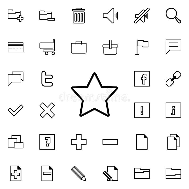 Fem-pekad stjärnasymbol Detaljerad uppsättning av minimalistic symboler Högvärdig grafisk design En av samlingssymbolerna för web vektor illustrationer Fem-pekad stjärnasymbol Detaljerad uppsättning av minimalistic symboler Högvärdig grafisk design En av samlingssymbolerna för web vektor illustrationer