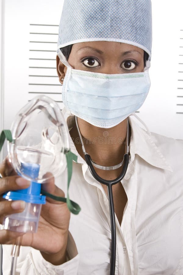 Female african doctor