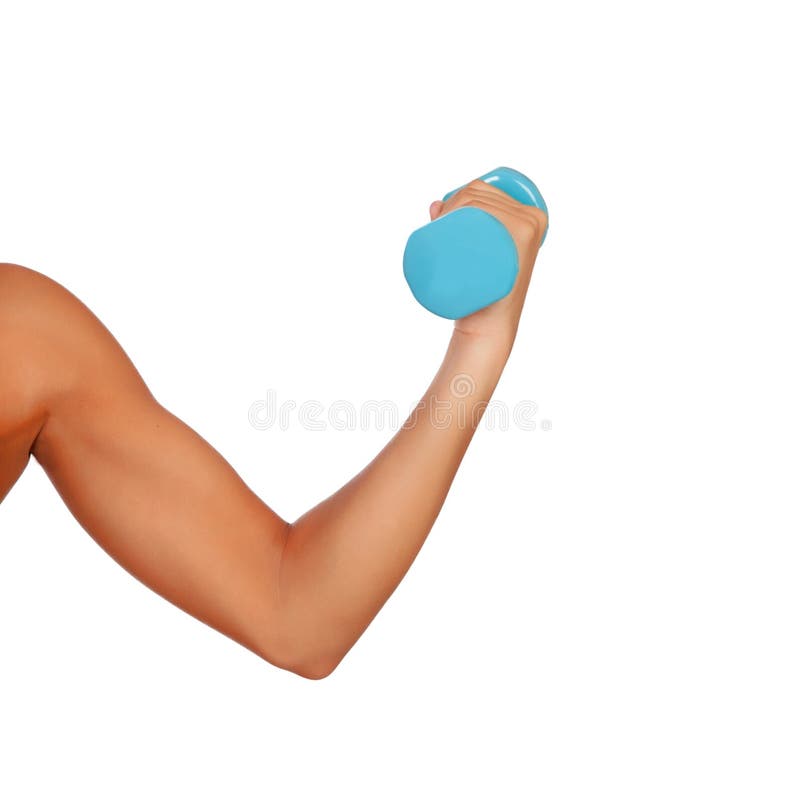 Muscular Man Lifting Weights Stock Image Image of figure, adult 31942979