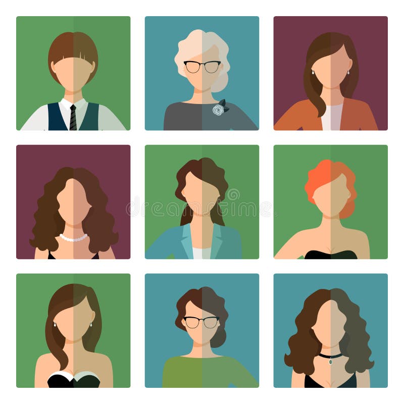 Women Avatar Icon Graphic by Symbolic Language · Creative Fabrica