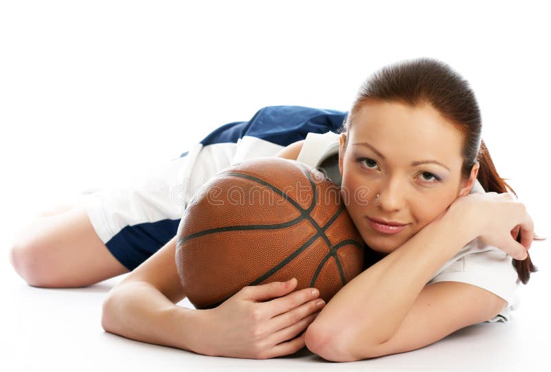 Female basket ball player