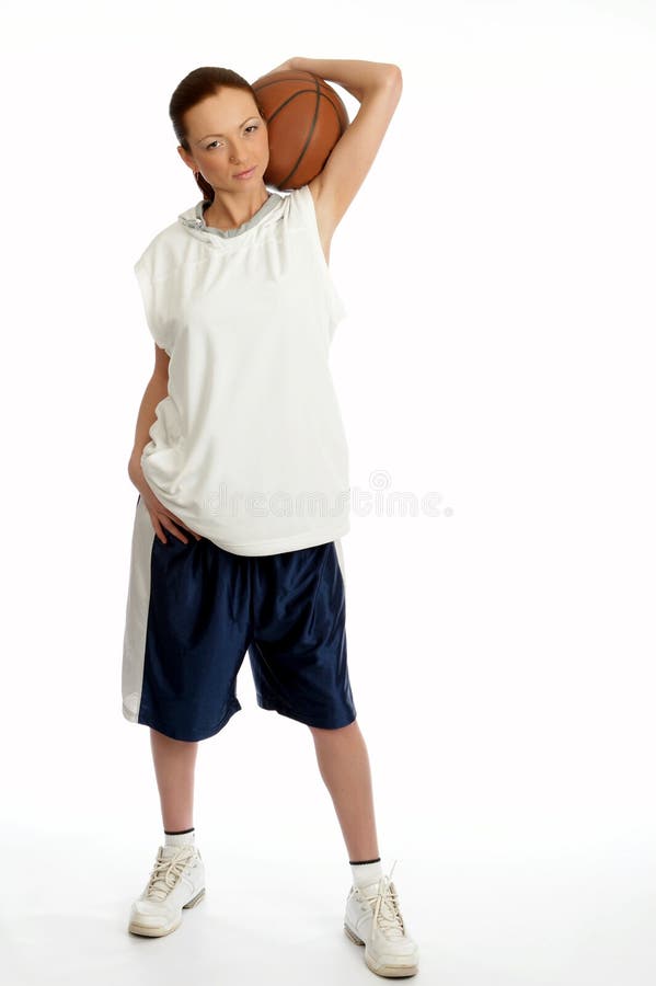 Female basket ball player