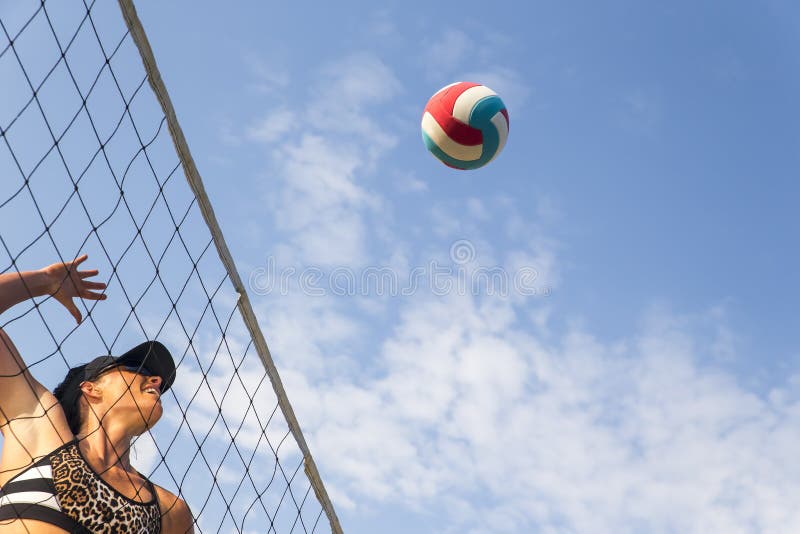 Female Beach Volleyball Player stock photos Female Beach Volleyball Player stock photos
