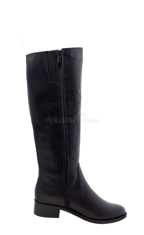 Women`s black boot stock image. Image of modern, fashion - 156669363