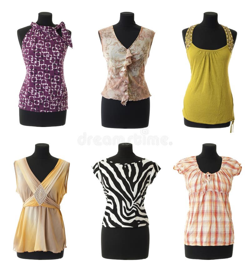 Female blouses collection 2 | Isolated