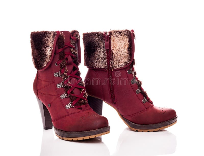 Female boots royalty free stock photo