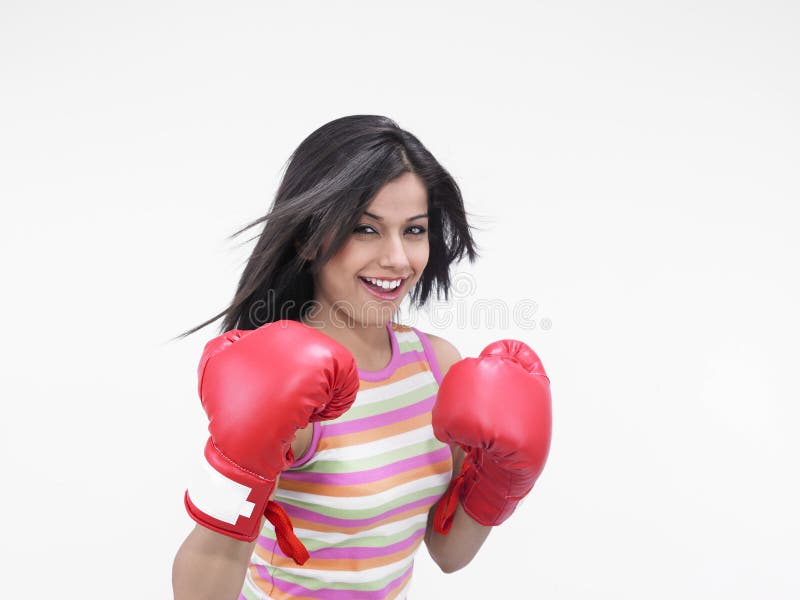 Female boxer of indian origin