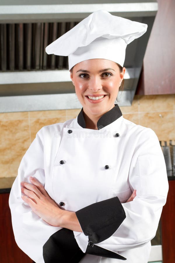 Female chef royalty free stock photography Female chef royalty free stock photography