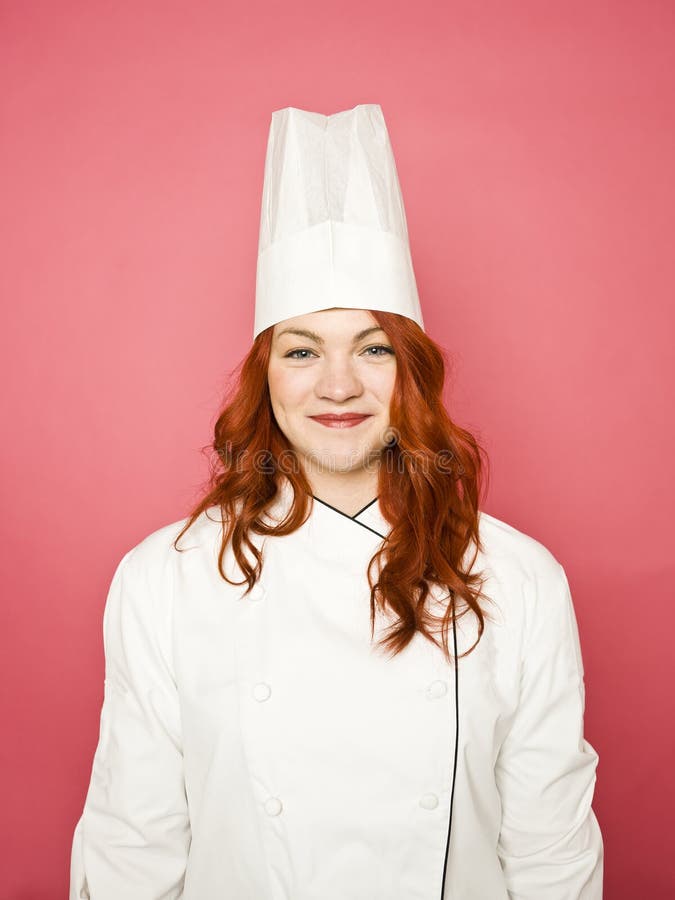 Female chef stock photo. Image of people, portrait, hair 22665534