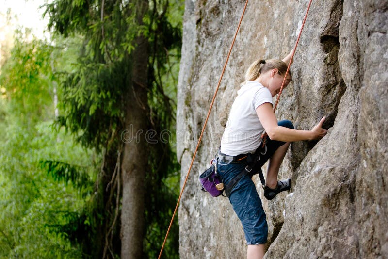 Female Climber